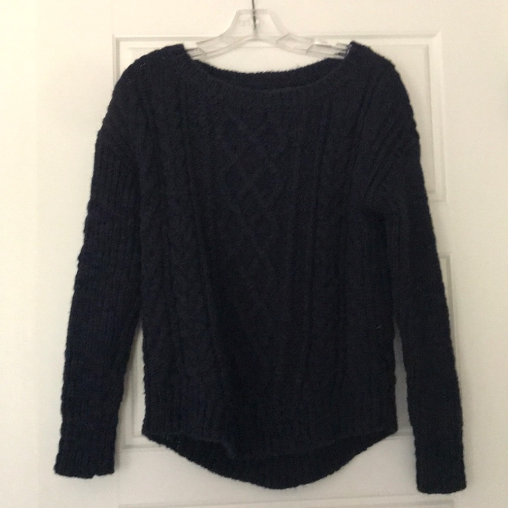 Dark blue sweater